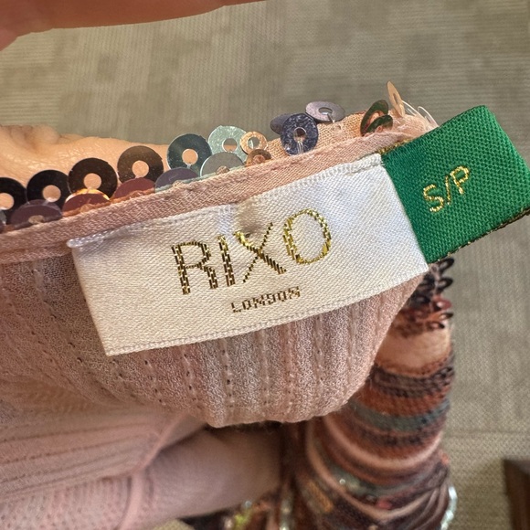 RIXO Kyla Sequin Stripe Mini Dress, size S - Picture 8 of 13